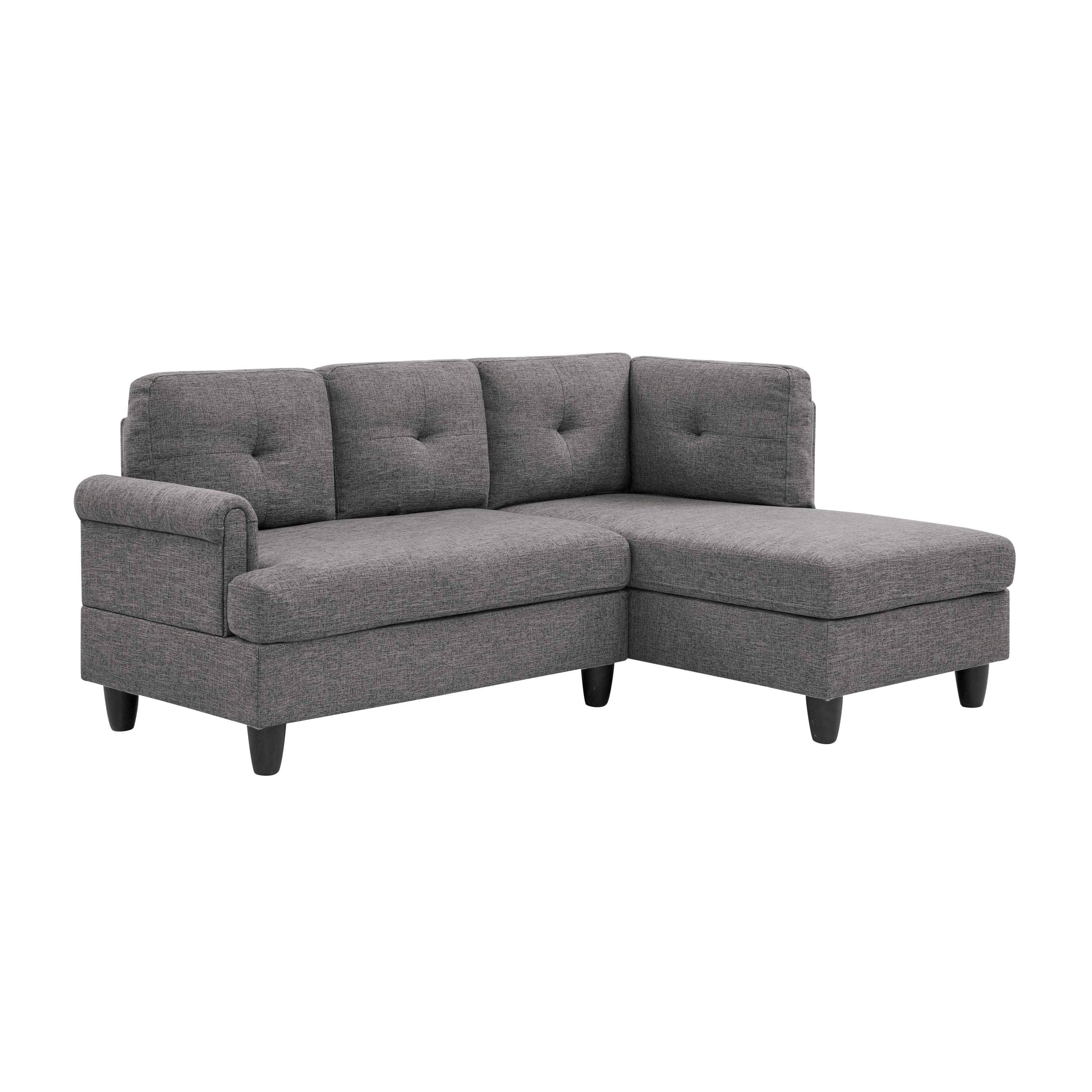 2-Piece Upholstered Sectional Sofa - Comfort & Style