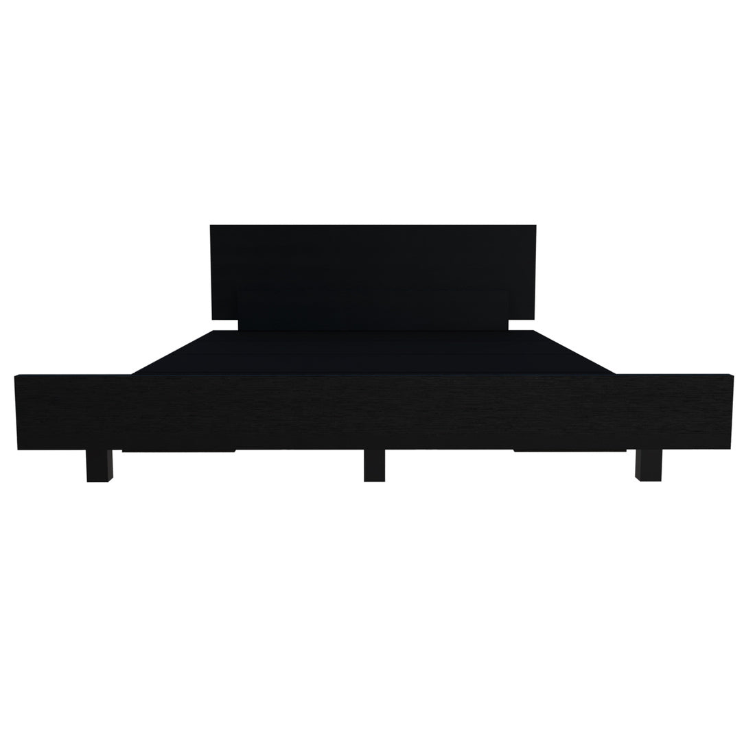 Cervants Black Twin Bed Base: Modern Bedroom Foundation, Sturdy Design