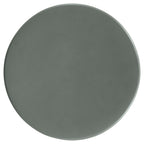 Gray round stool top with smooth flat surface