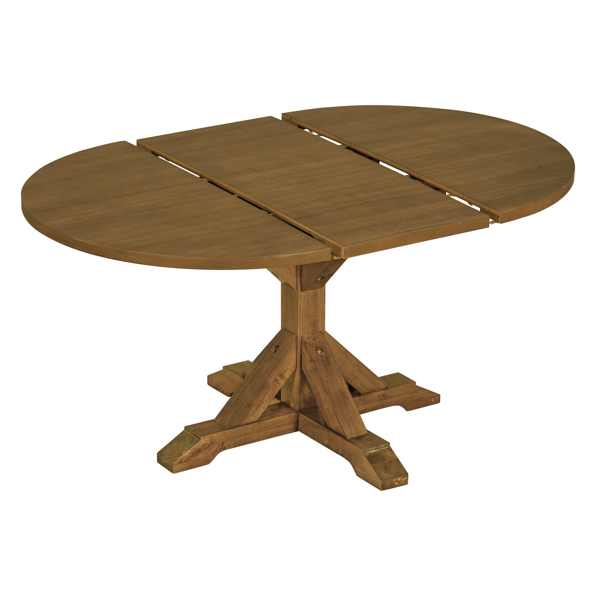 Farmhouse 60" Extendable Dining Table Set - 6 Pcs