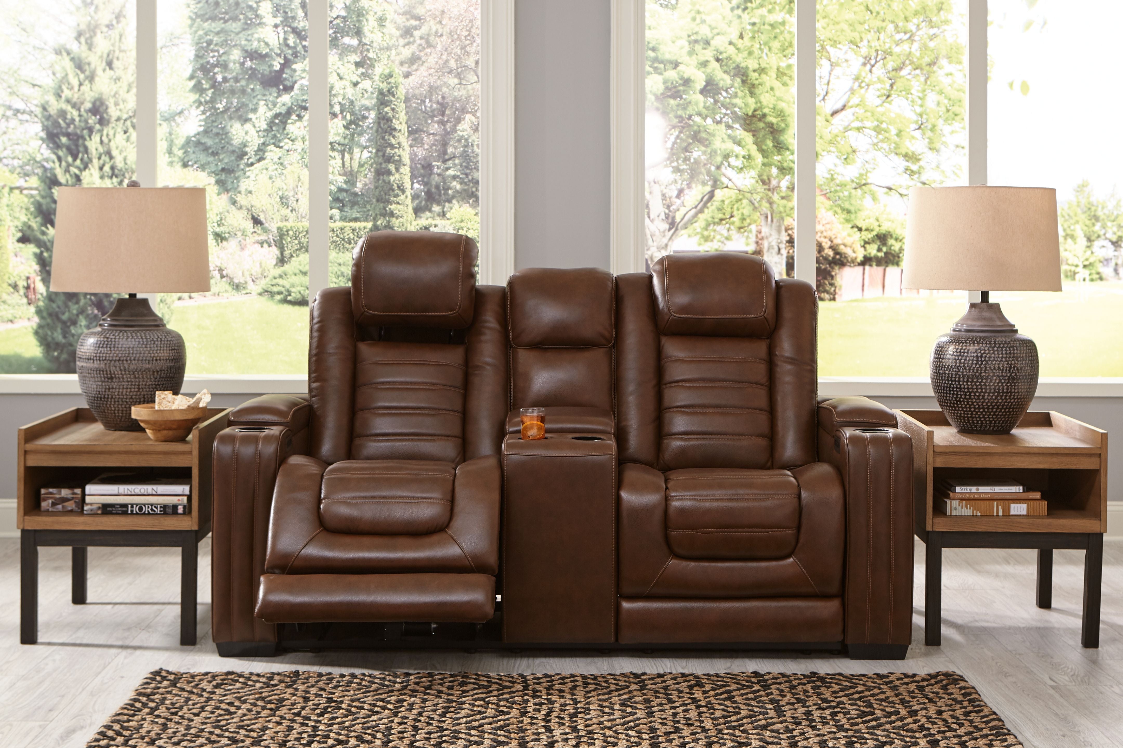 Backtrack - Chocolate - 2 Pc. - Power Reclining Sofa, Loveseat