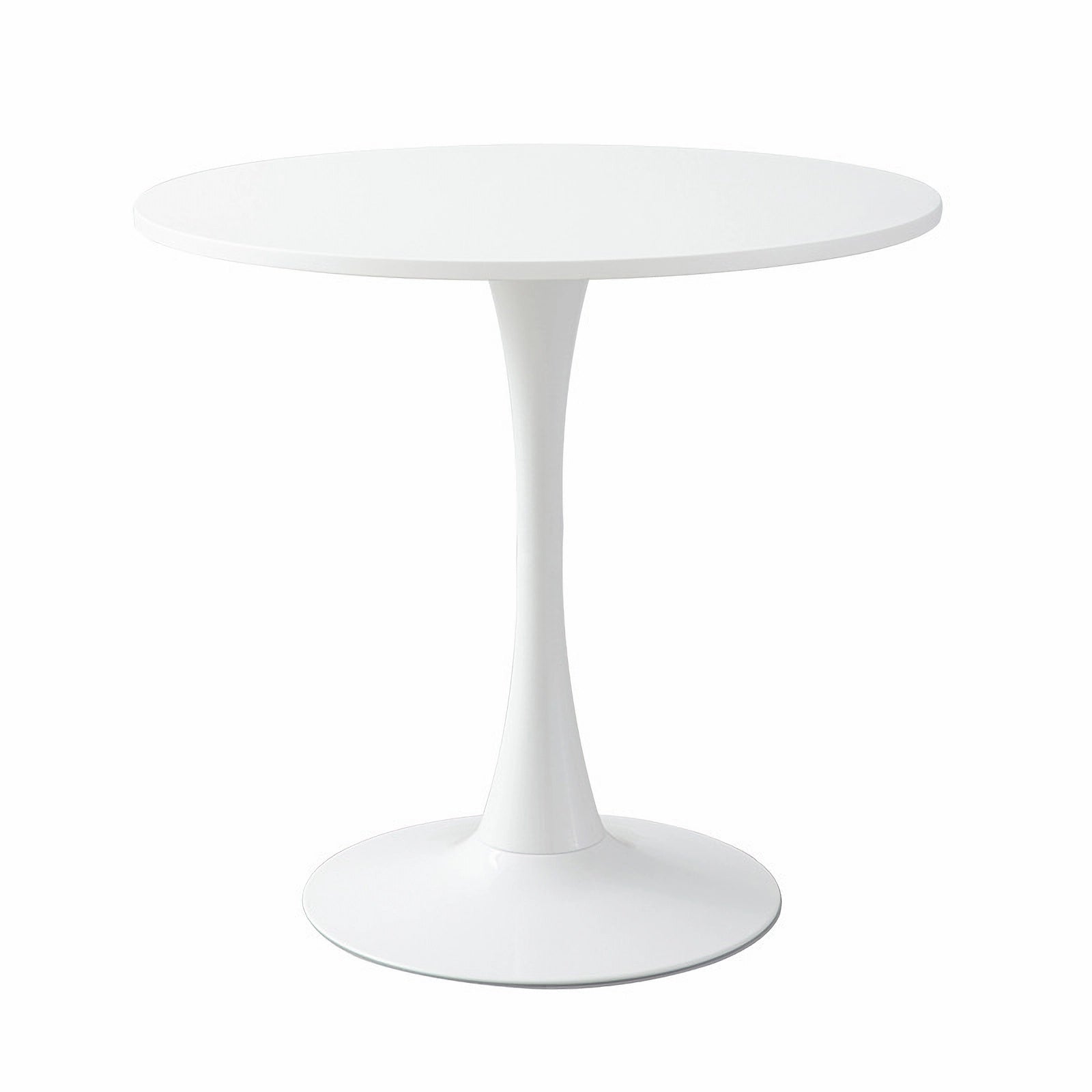 Modern Round Dining Table - 24 Inch White