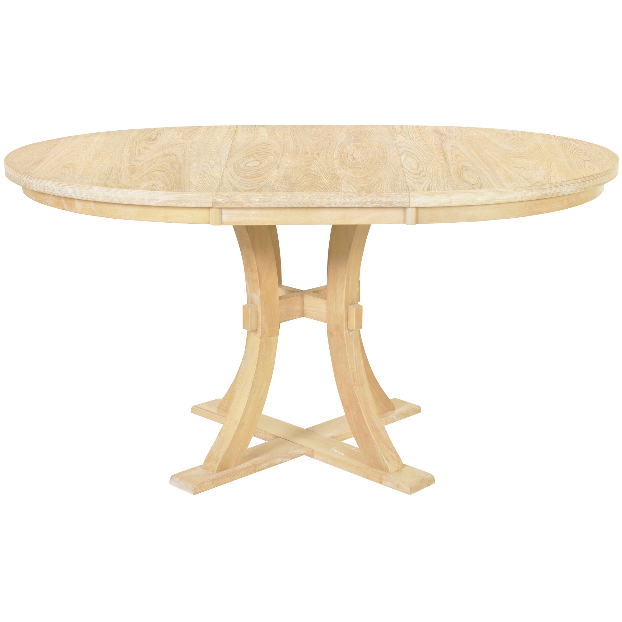 5-Piece Rustic Round Dining Set