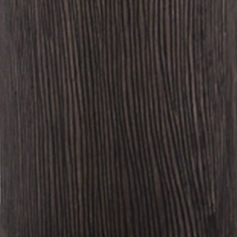 Distressed black ribbed lamp column detail with vertical texture, tight close-up