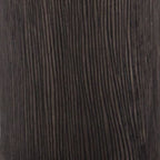 Distressed black ribbed lamp column detail with vertical texture, tight close-up