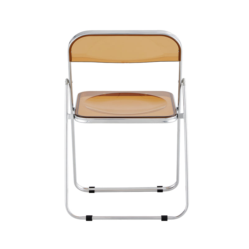 Clear Folding Chair - Space-Saving Seating