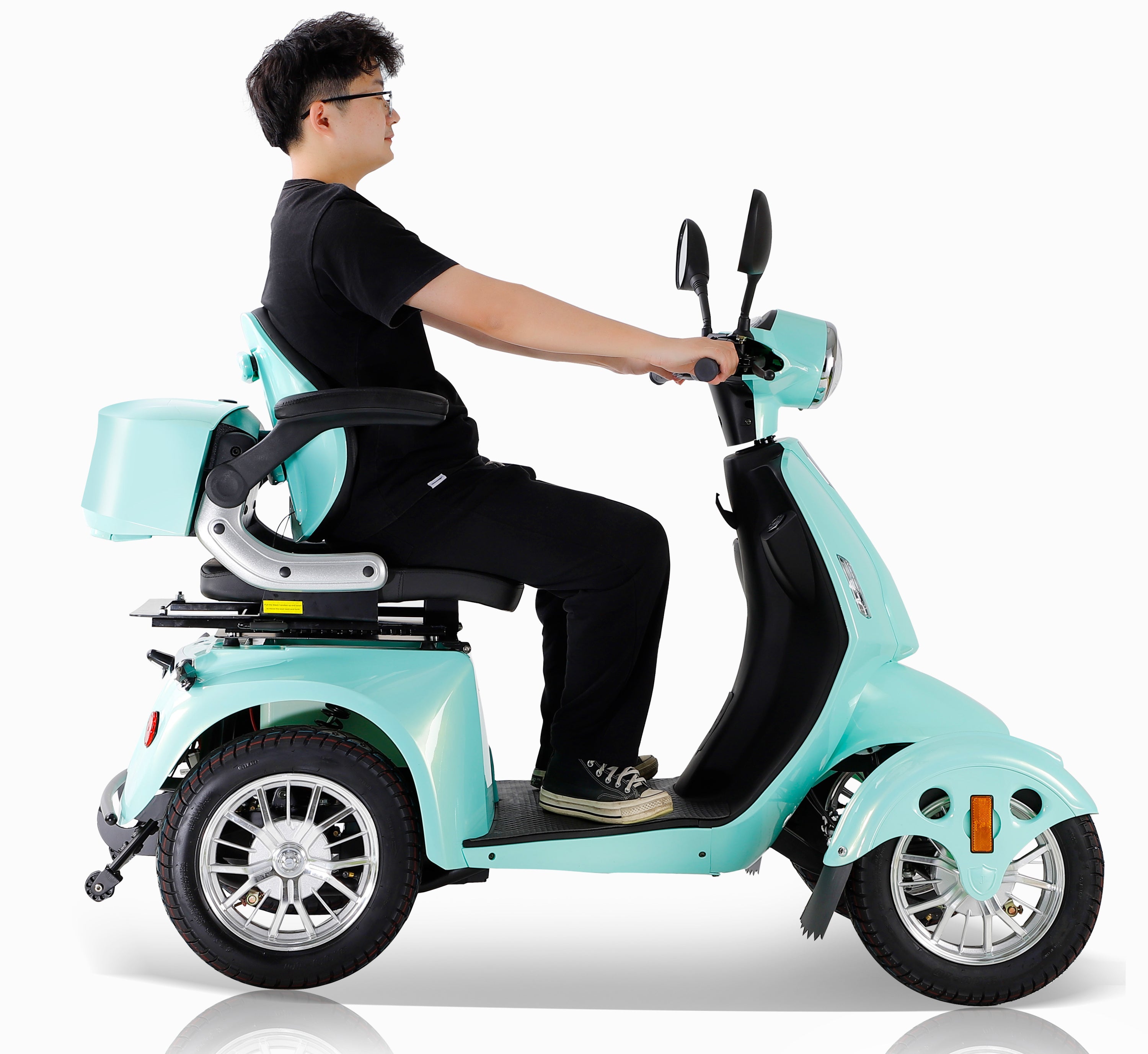 ⚡ Fast Red 800W 4-Wheel Mobility Scooter ⚡