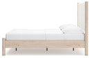 Cadmori - Upholstered Panel Bed