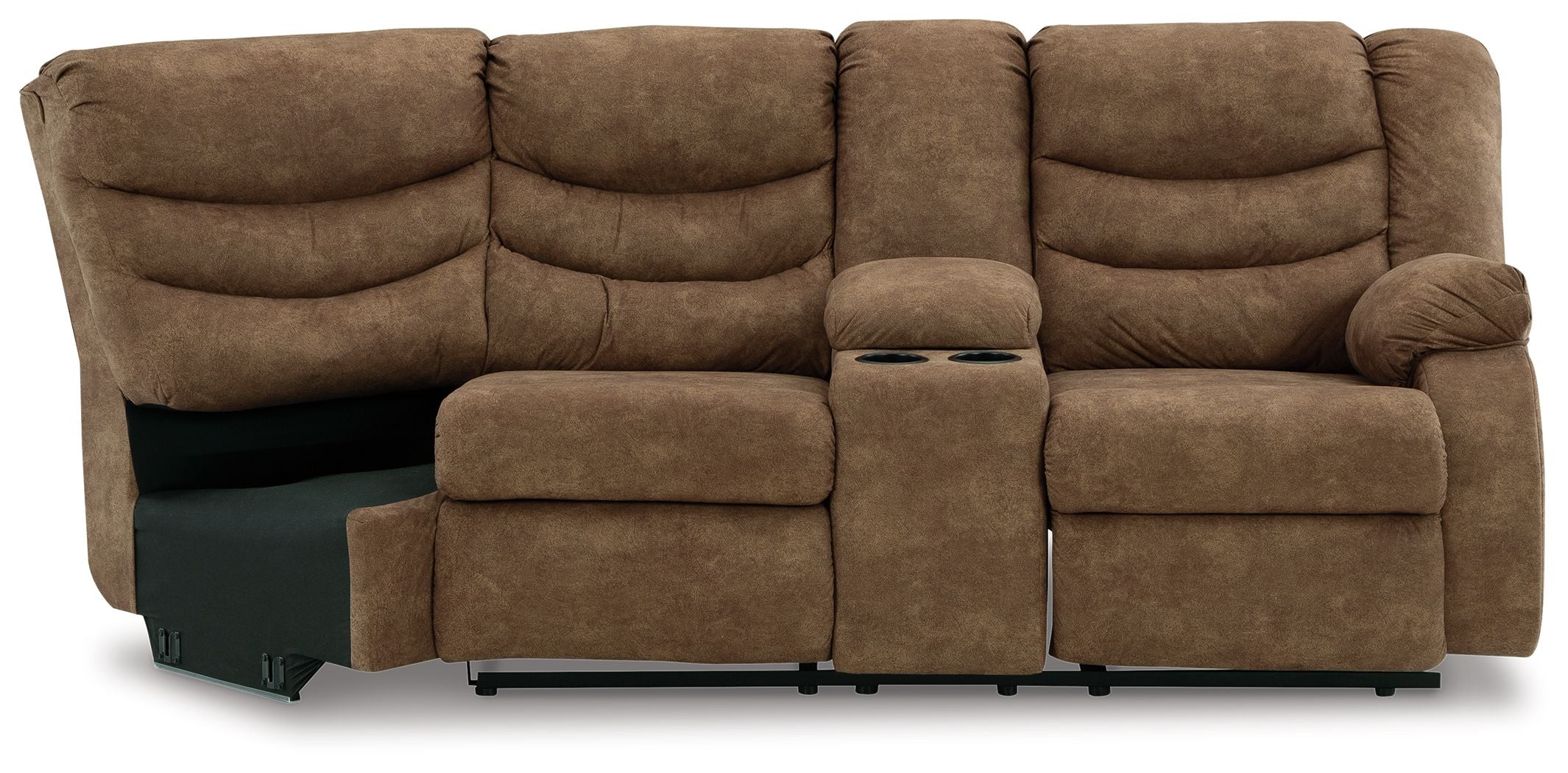 Partymate - Brindle - Raf Reclining Loveseat W/Console