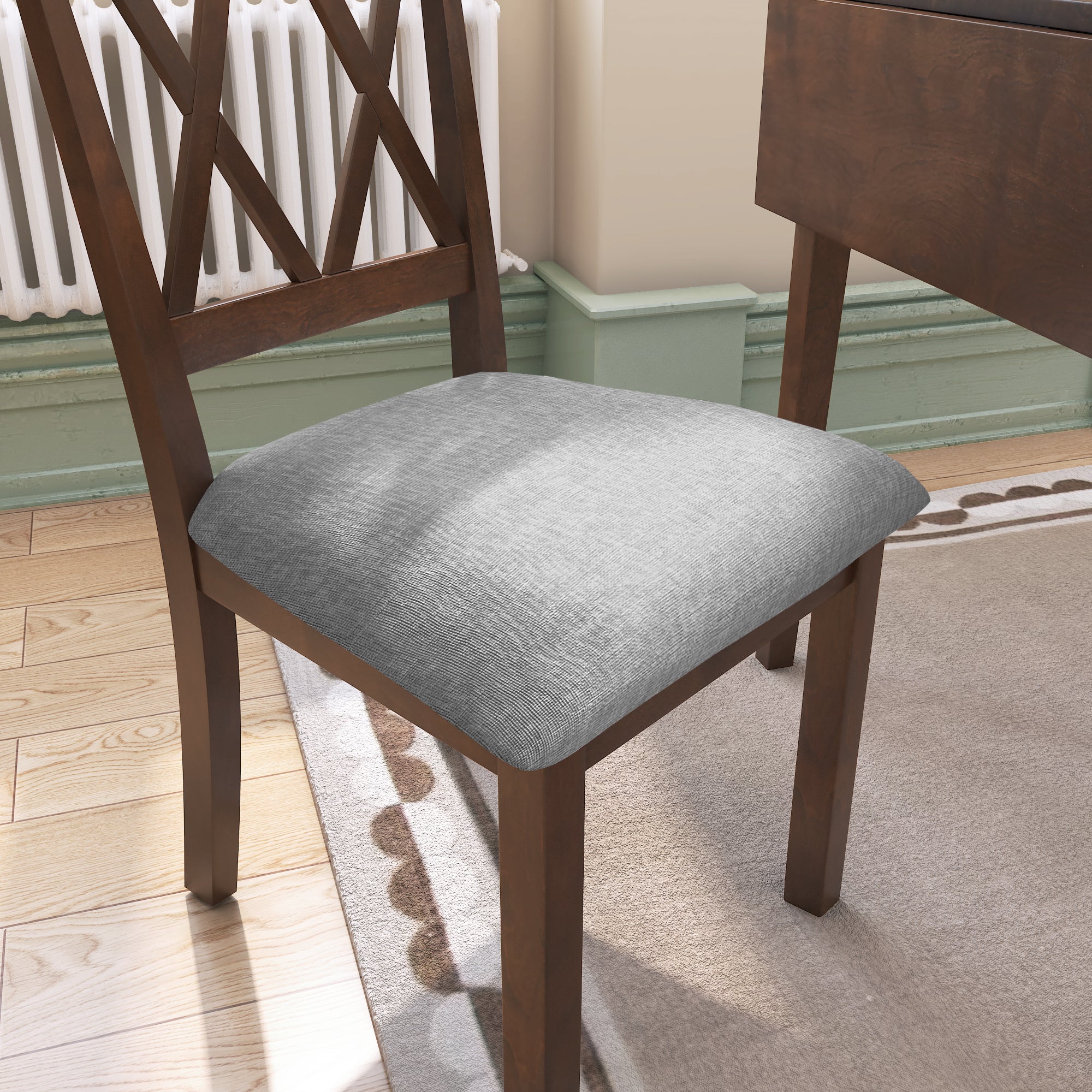 3 Piece Drop Leaf Kitchen Dining Set - Brown