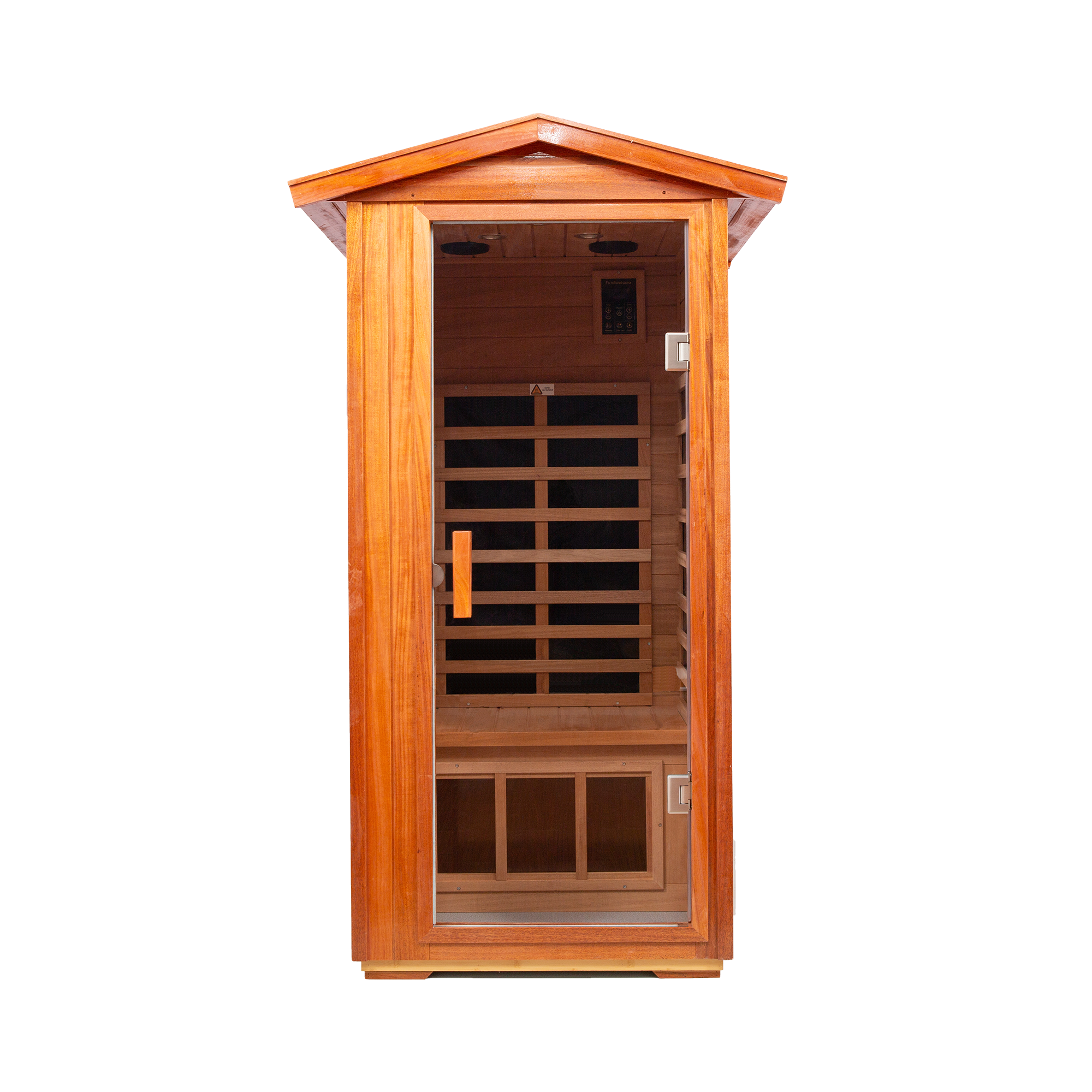 Khaya Outdoor Infrared Sauna Room - 1 Person