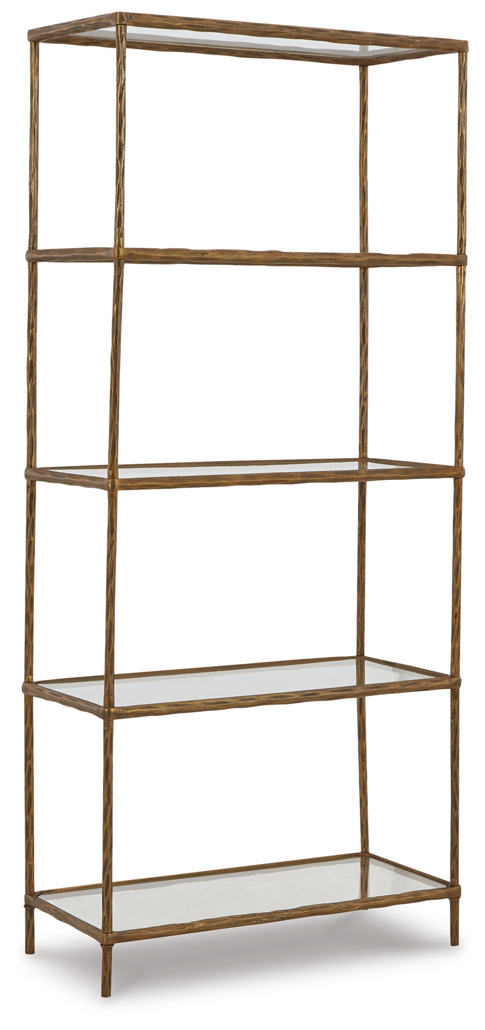 Ryandale - Bookcase - Antique Brass Finish