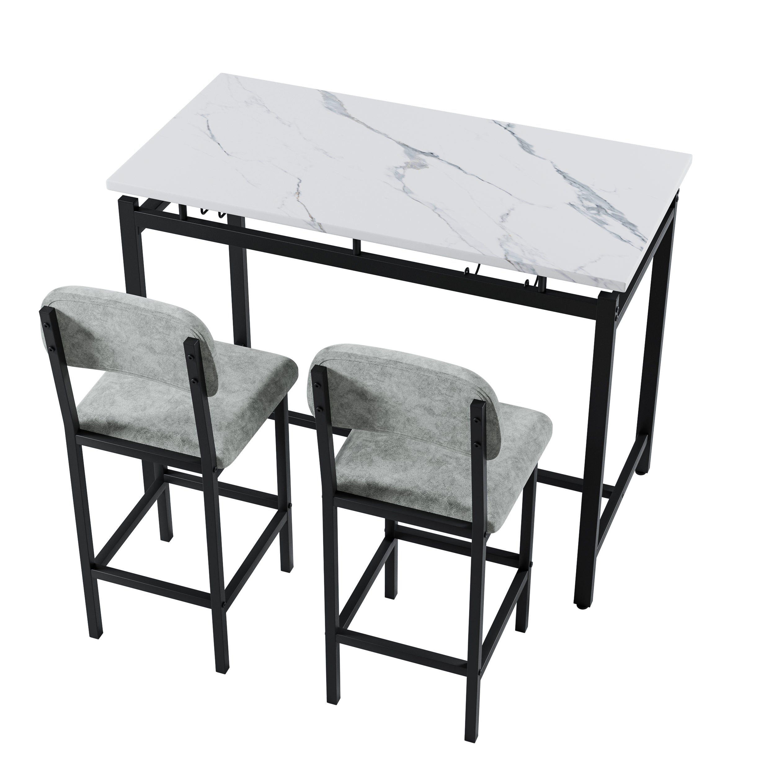3 Piece Dining Table Set for Small Spaces