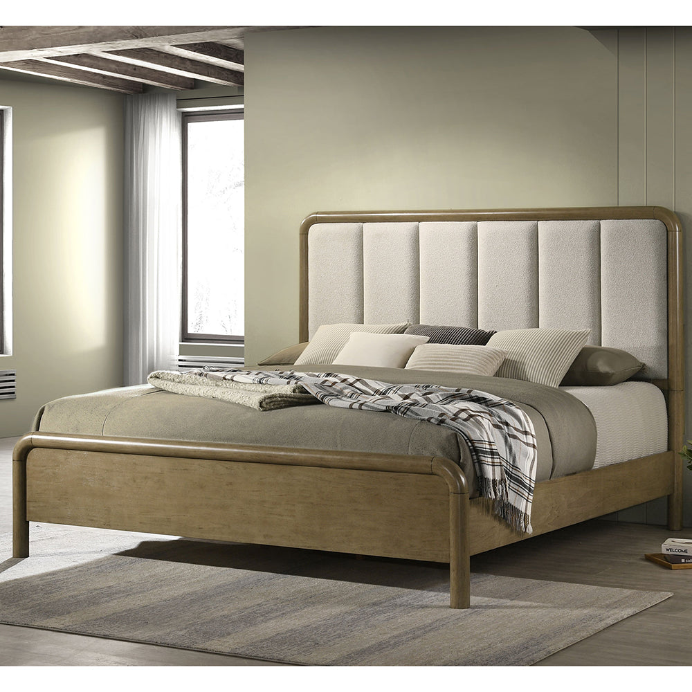 Tully Nutmeg Upholstered Queen Bed