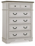 Moraway - Two-tone - Five Drawer Chest