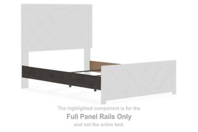 Prendonea - Charcoal - Full Panel Rails