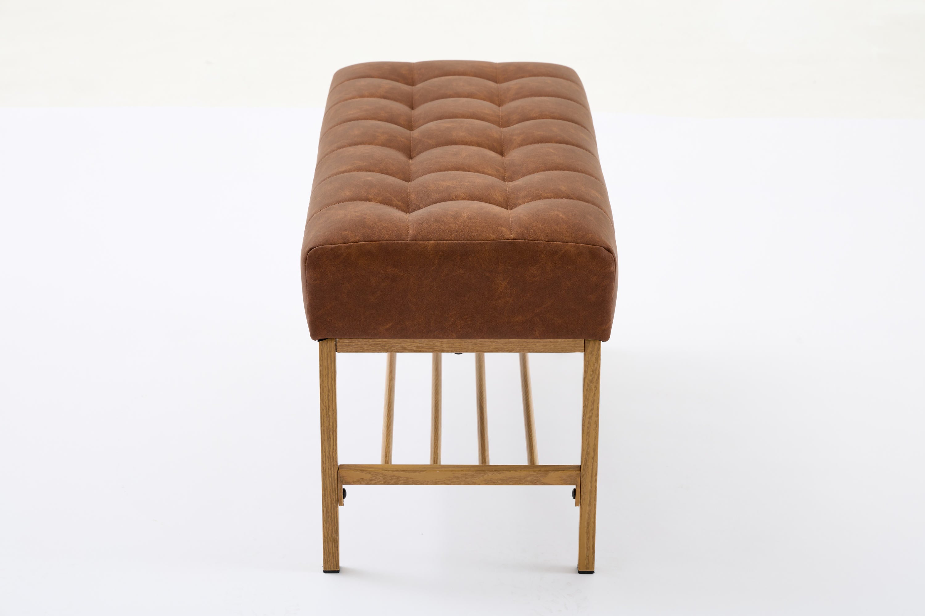 Retro Bed Bench w/ Shelf, 300 LB
