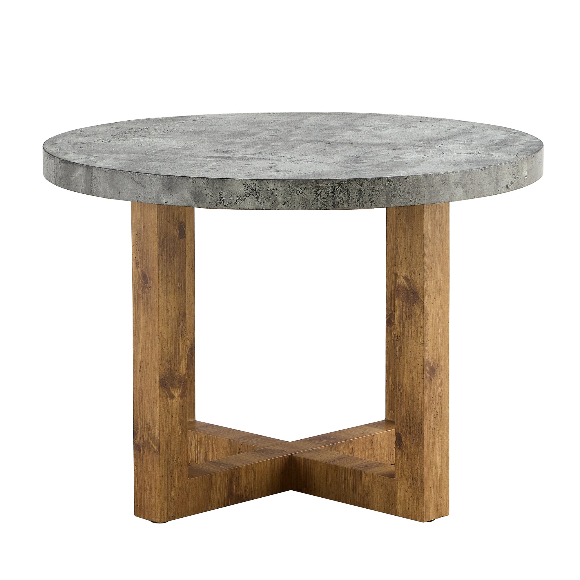 Modern Circular Dining Table & 4 Chairs Set | CT-403