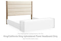 Marxmore - King/California King Upholstered Panel Headboard - Brown