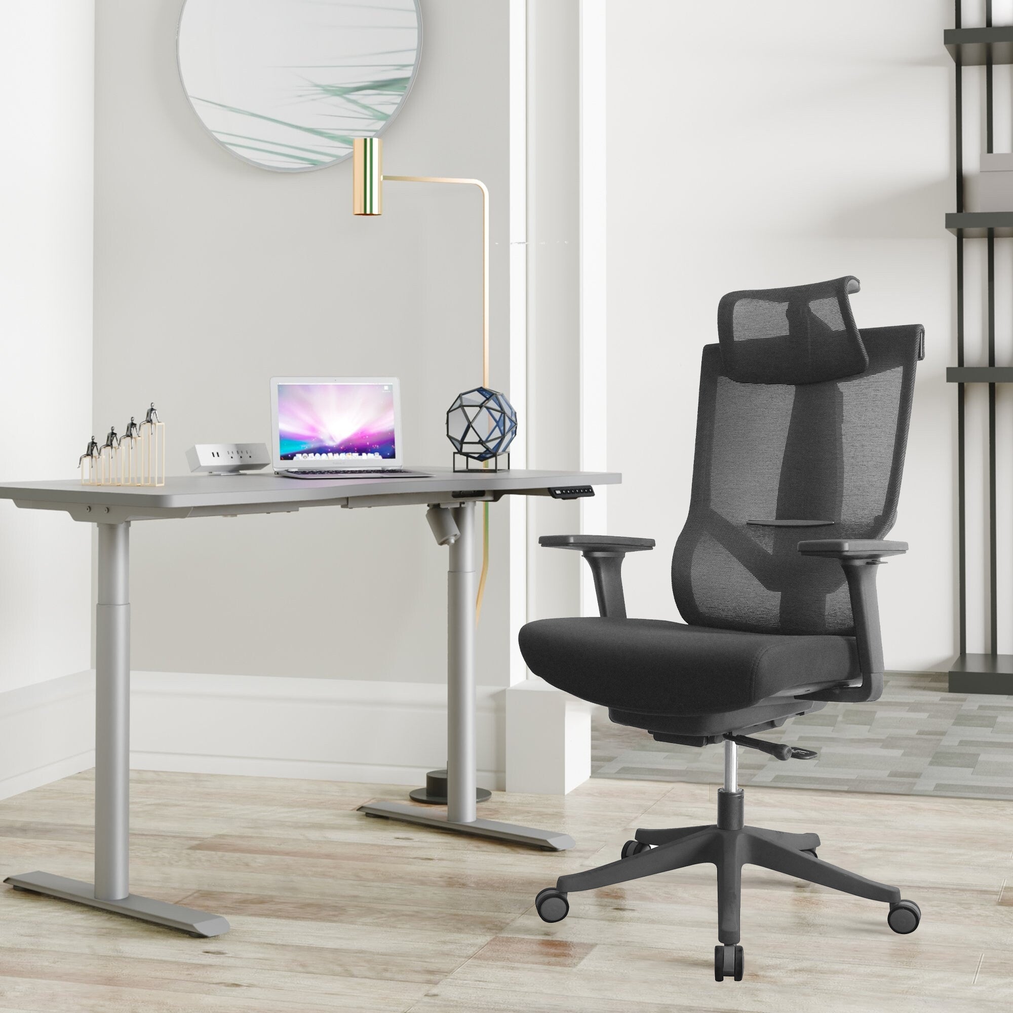 Ergonomic Office Chair with Adjustable Lumbar Support