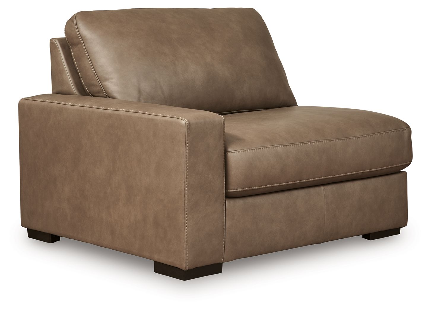 Veronella LAF corner chair, Sahara taupe fabric, tall backrest and wide seat