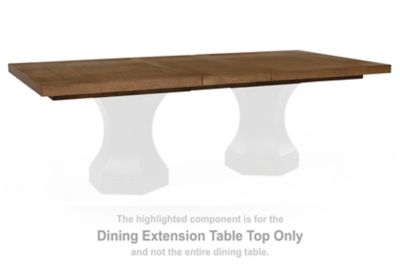 Jorlaina - Rectangular Dining Room Extension Table Top - Brown
