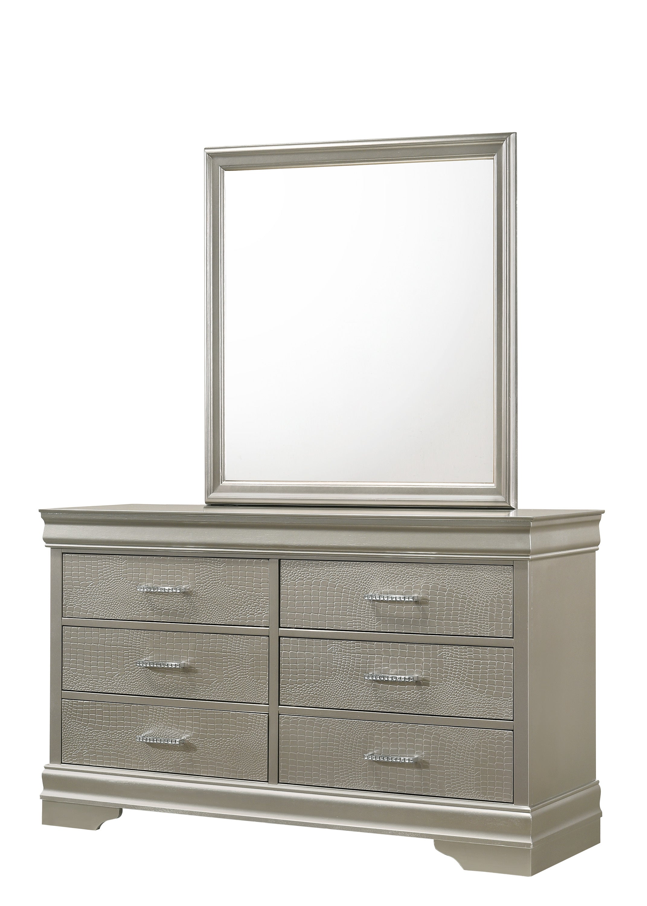 Amalia Gray Dresser: Modern Storage Furniture