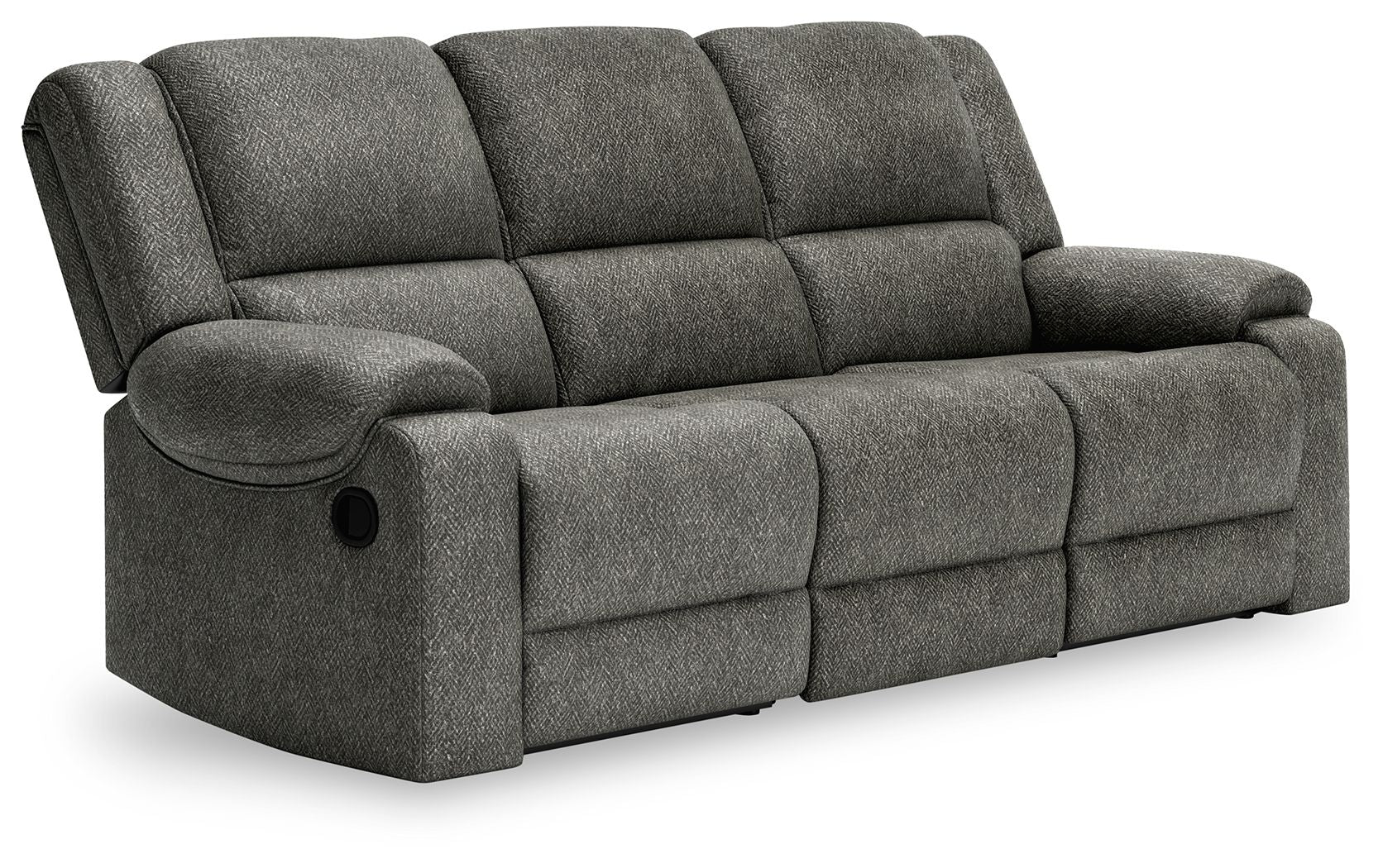 Benlocke Gray Reclining Sectional-Reclining Sectionals-American Furniture Outlet