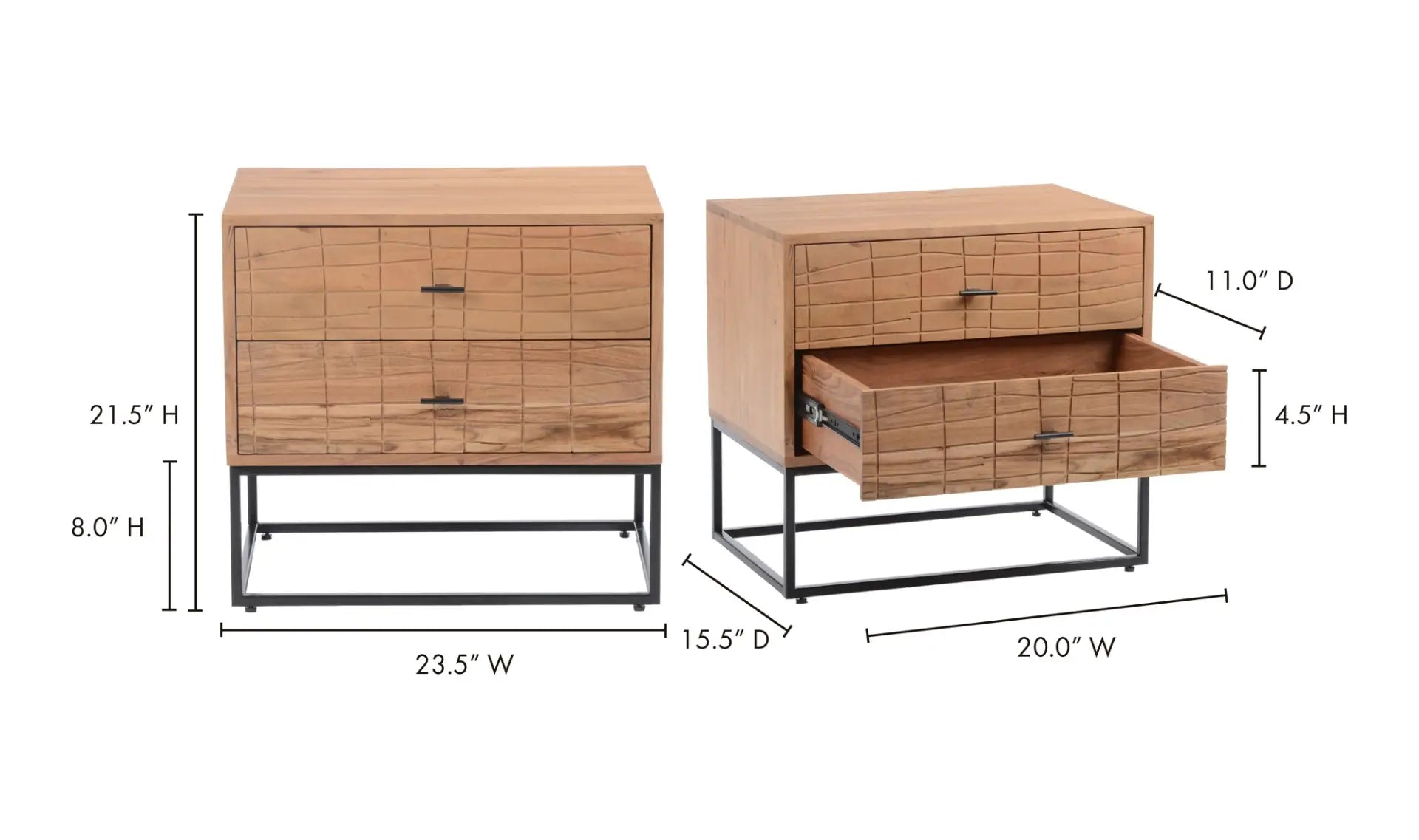 Atelier - Nightstand - Natural