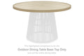 Orchard Beach - Round Dining Room Table Top - Beige