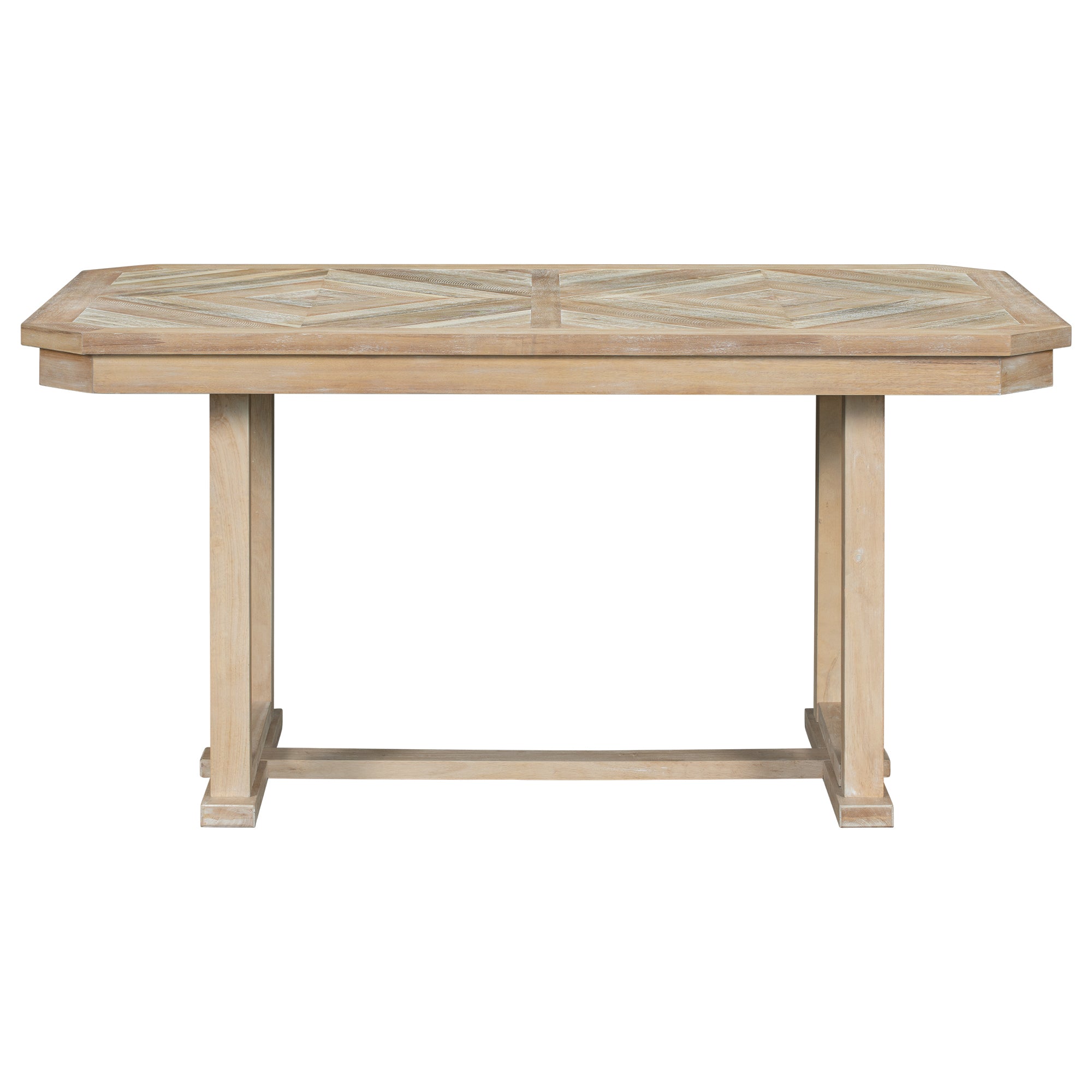 6-Piece Rubber Wood Dining Set