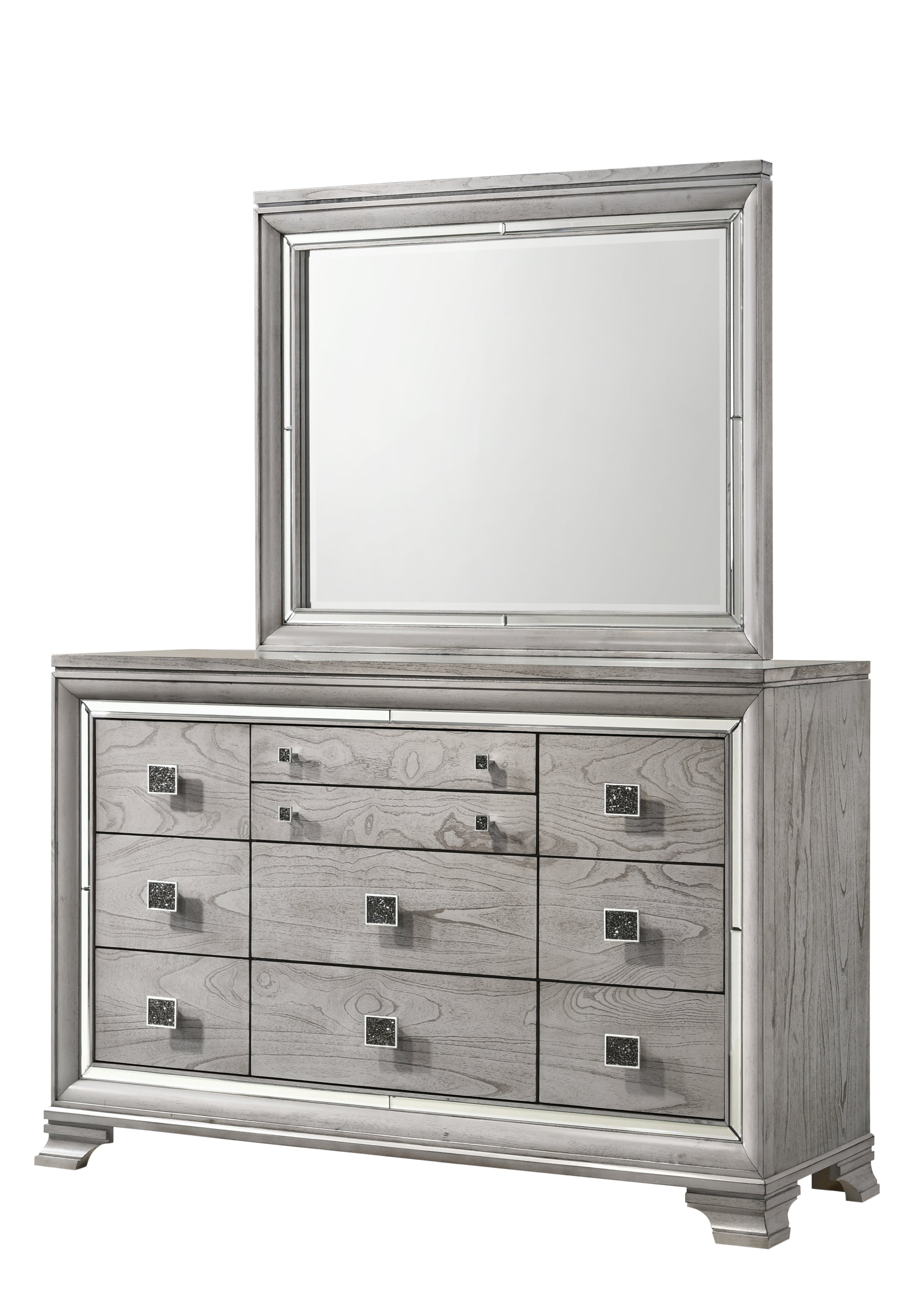 Vail Gray Dresser - Modern Bedroom Storage Furniture