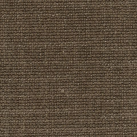 Coffee-brown woven upholstery fabric close-up with textured pattern