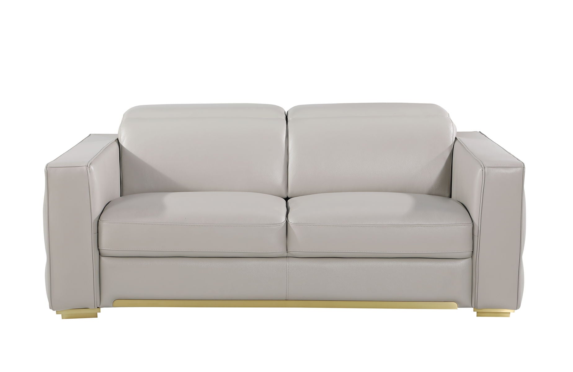 1120 - Leather Loveseat