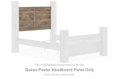Rusticott - Brown - Queen Poster Headboard Panel