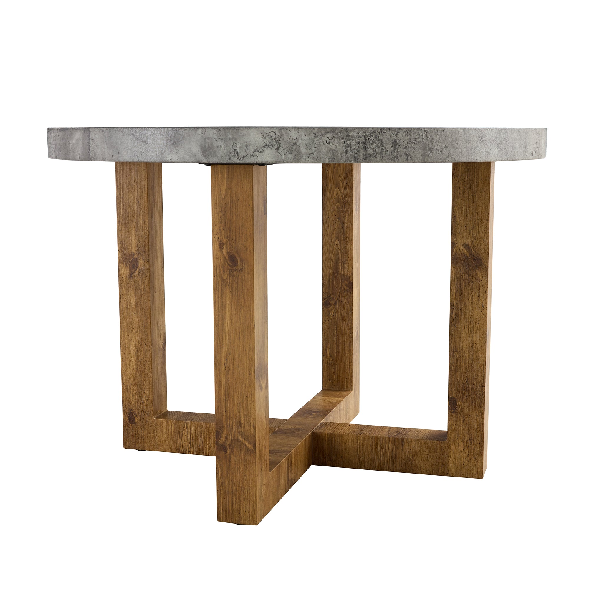 Modern Circular Dining Table & 4 Chairs Set | CT-403