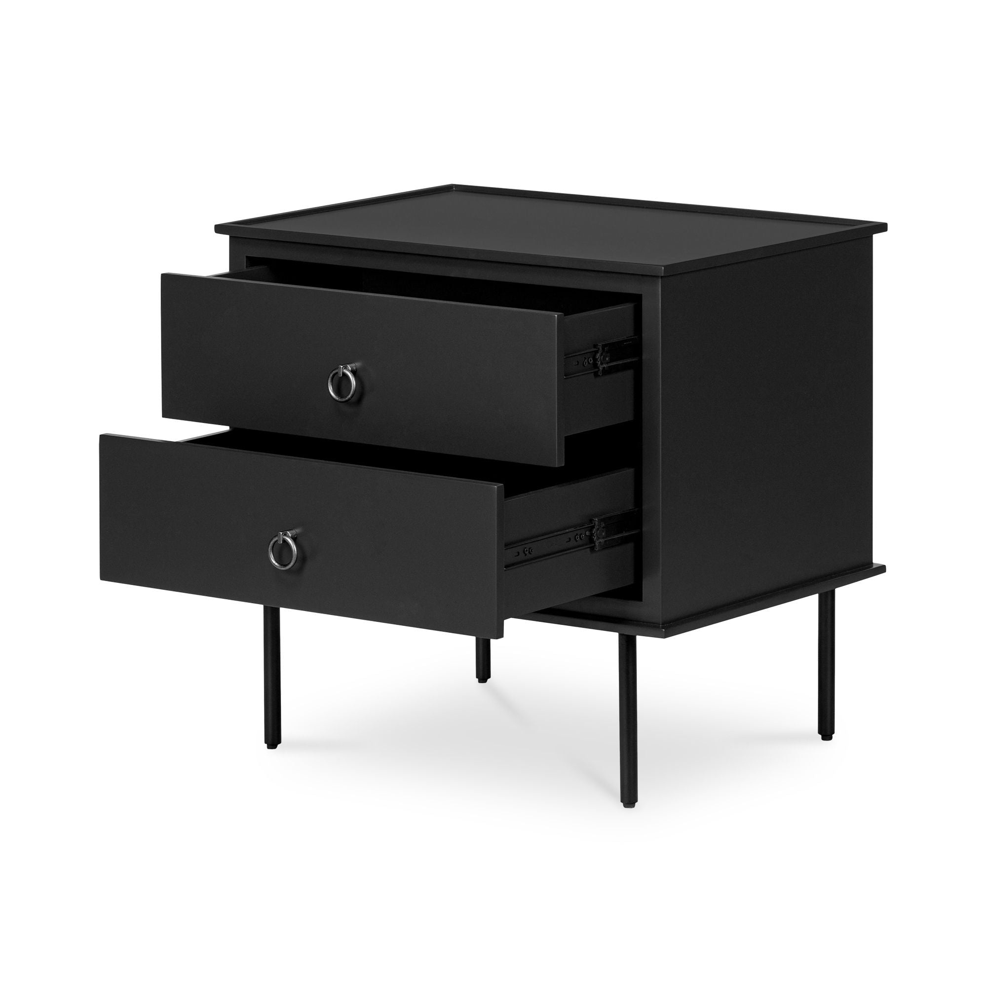 Reagan - Nightstand - Black