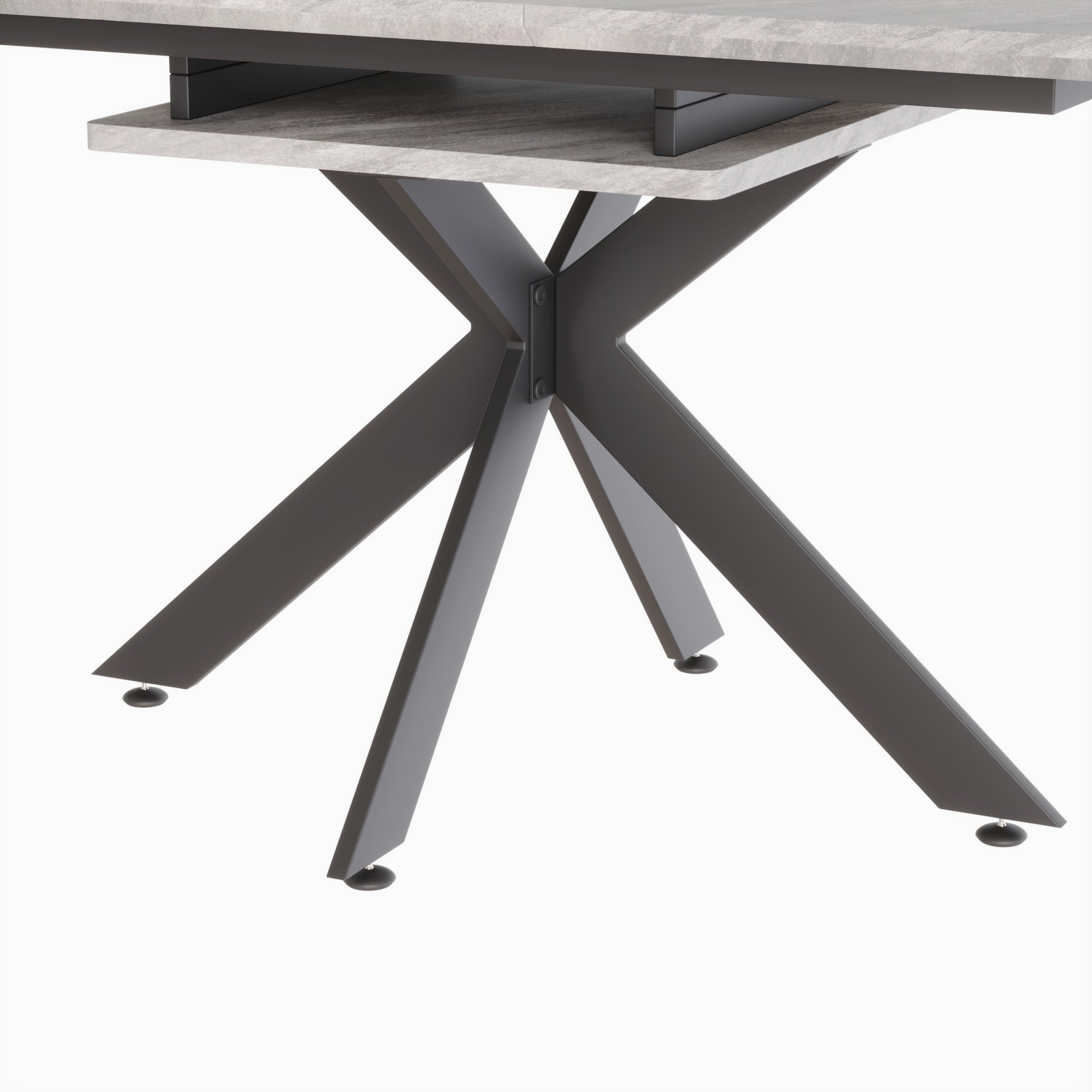 62" Extendable Dining Table Set for 6-8 People