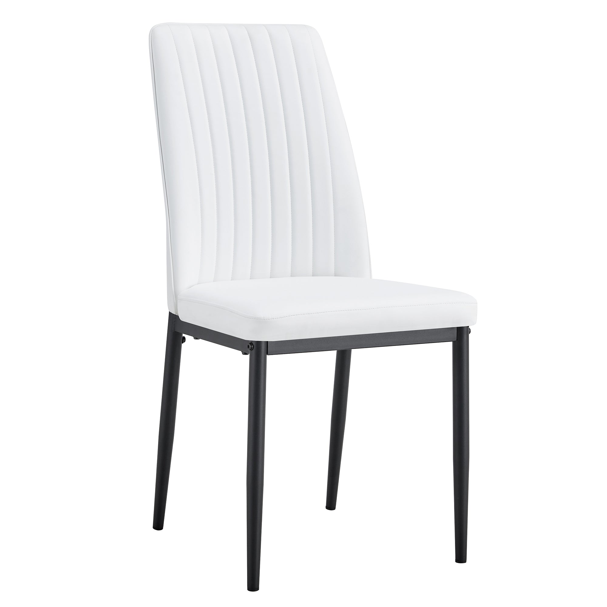 Faux Marble Dining Table Set w/ 6 Chairs