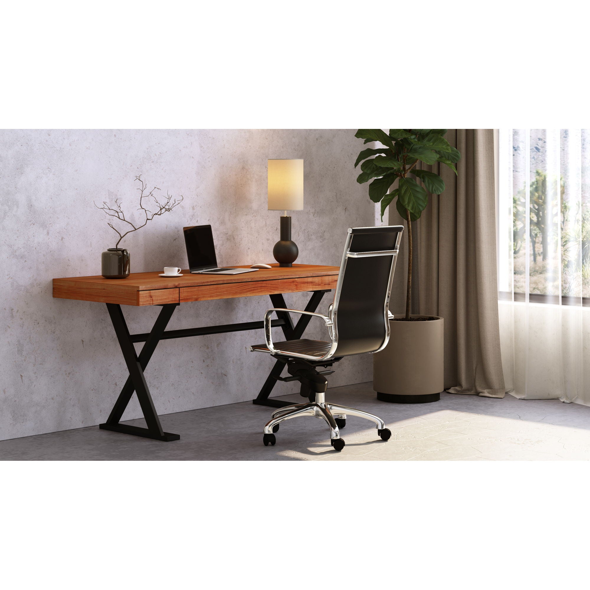 Reale - Desk - Walnut - Wood