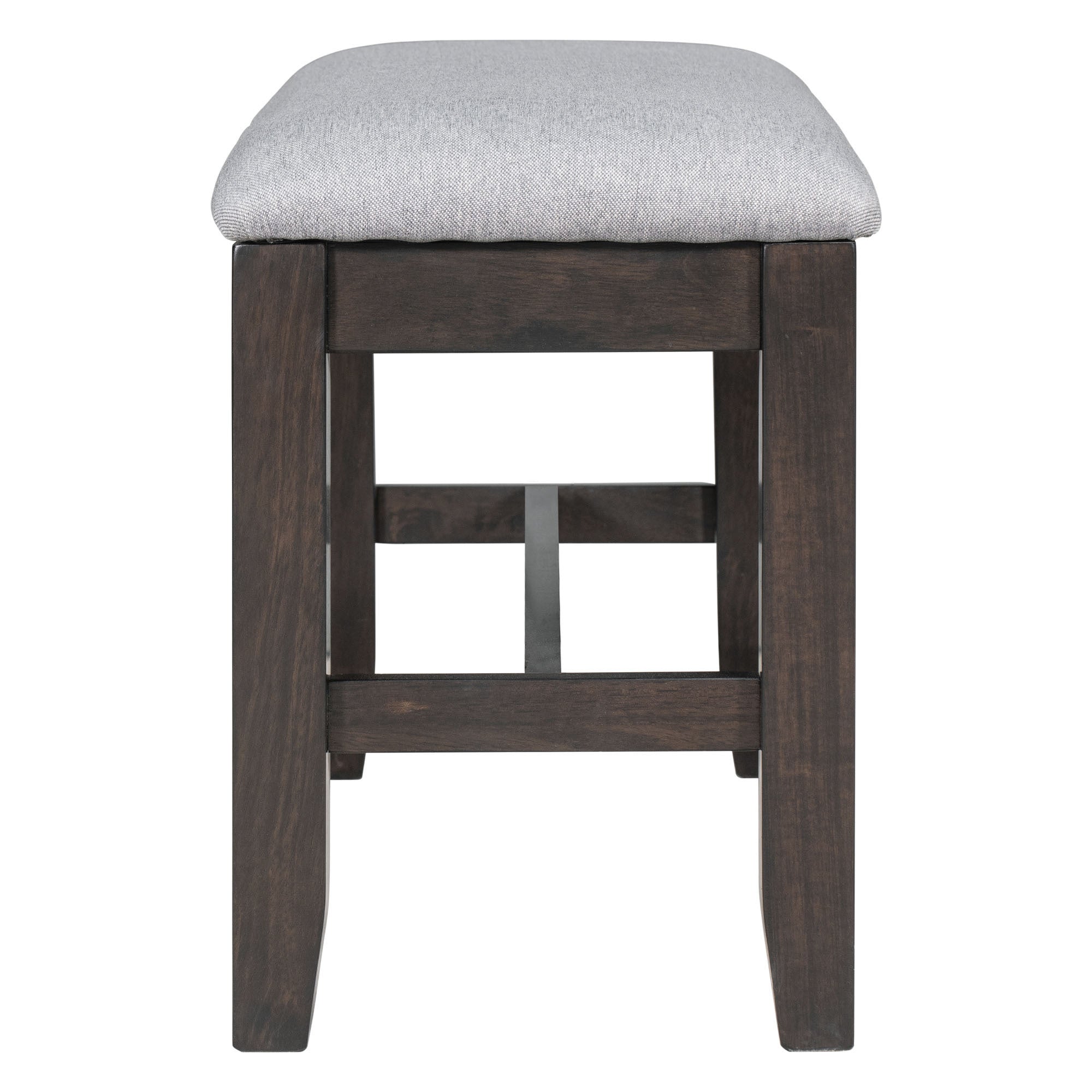 6-Pc Dining Set, Foldable Table & Bench (Espresso)