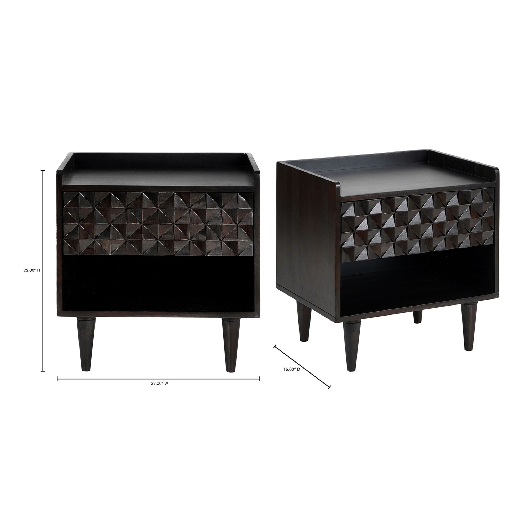 Pablo - Nightstand - Black