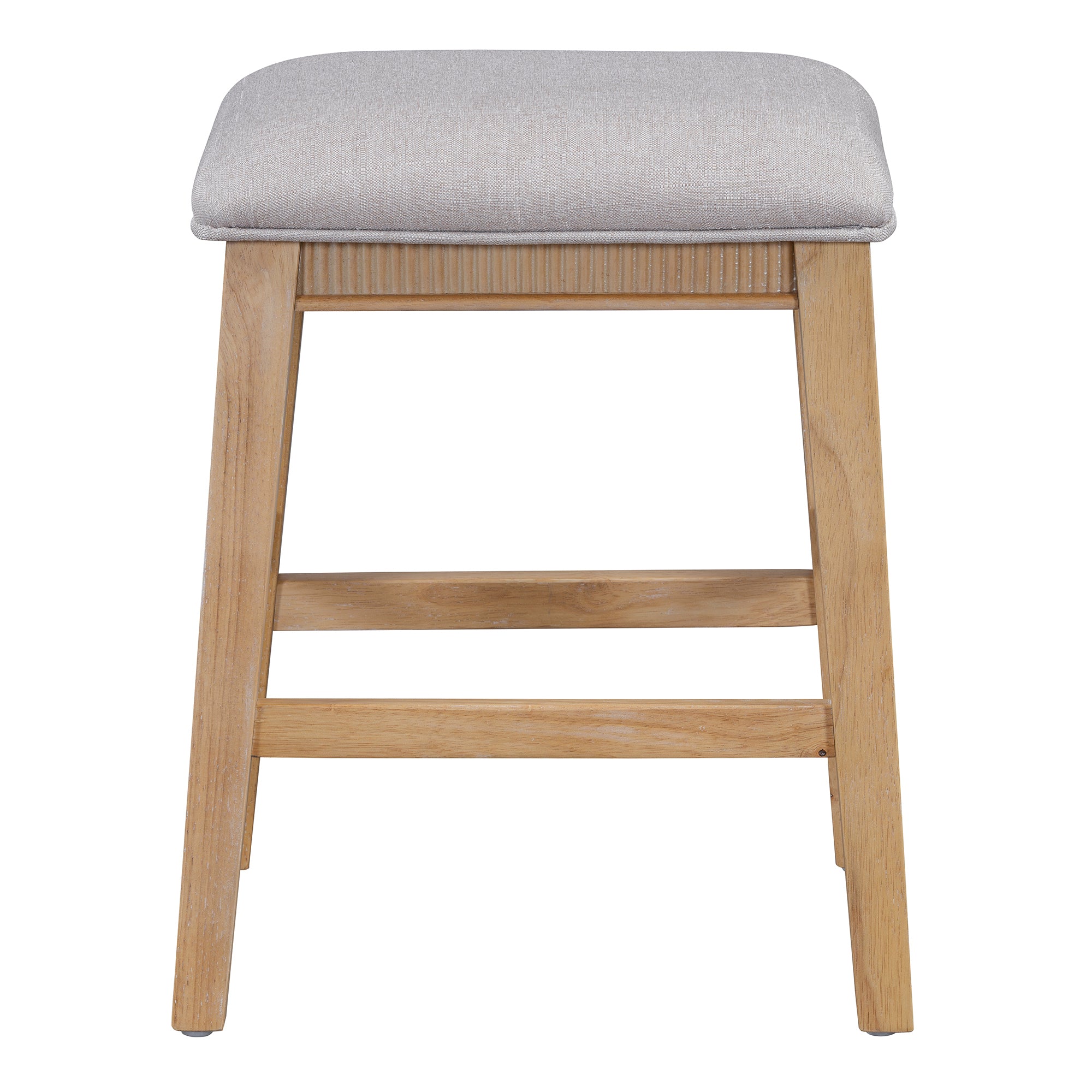 4-Pc Dining Set w/ 3 Stools (Natural)