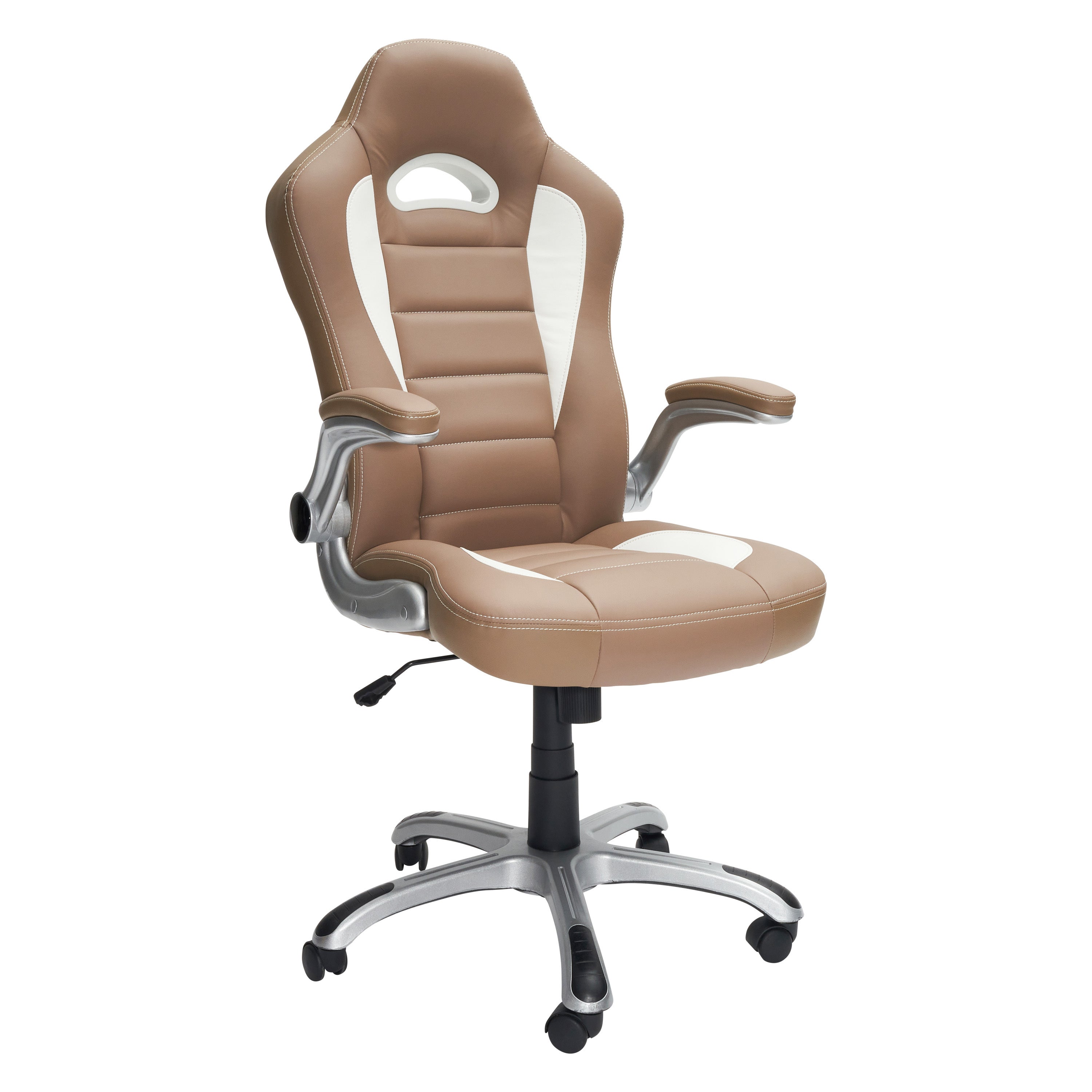 Sport Race Office Chair w/Flip-Up Arms