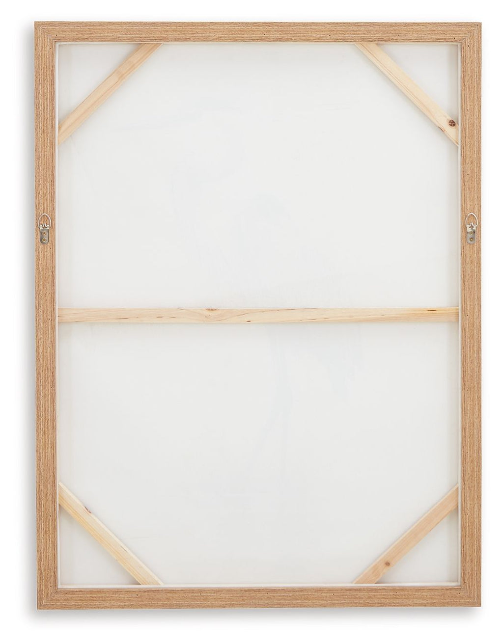 Beige wall art set of 2 empty frames with white mat backgrounds