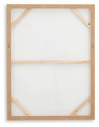 Beige wall art set of 2 empty frames with white mat backgrounds