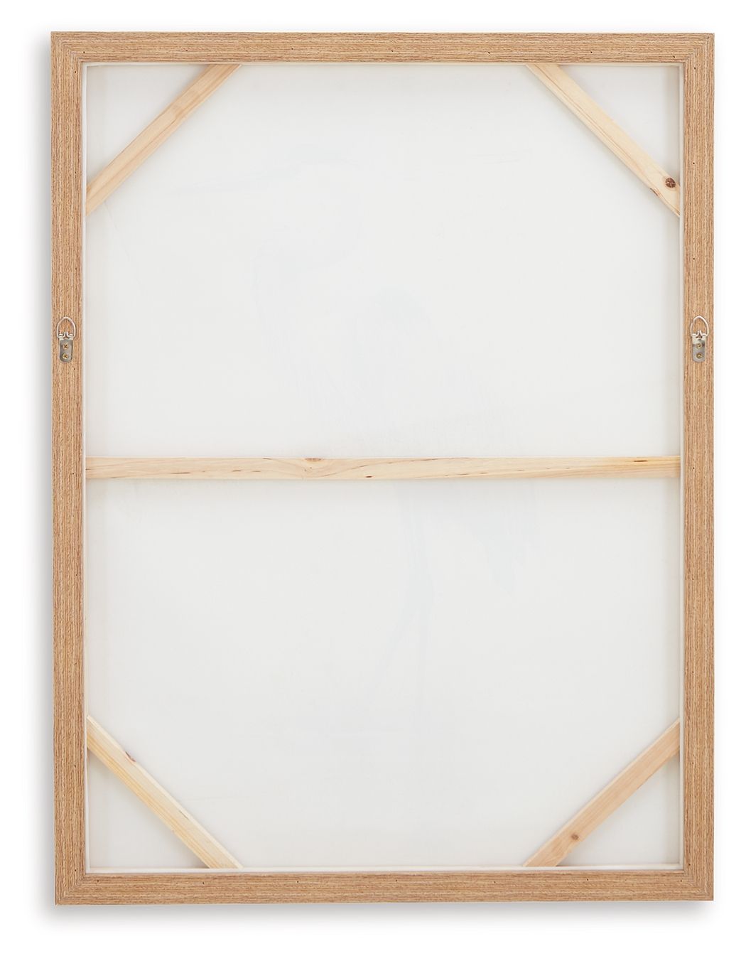 Beige wall art set of 2 empty frames with white mat backgrounds