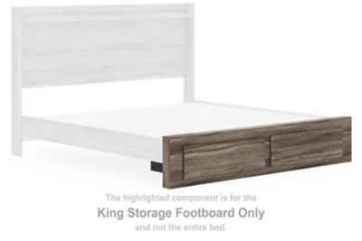 Elbrim - Brown - King Storage Footboard