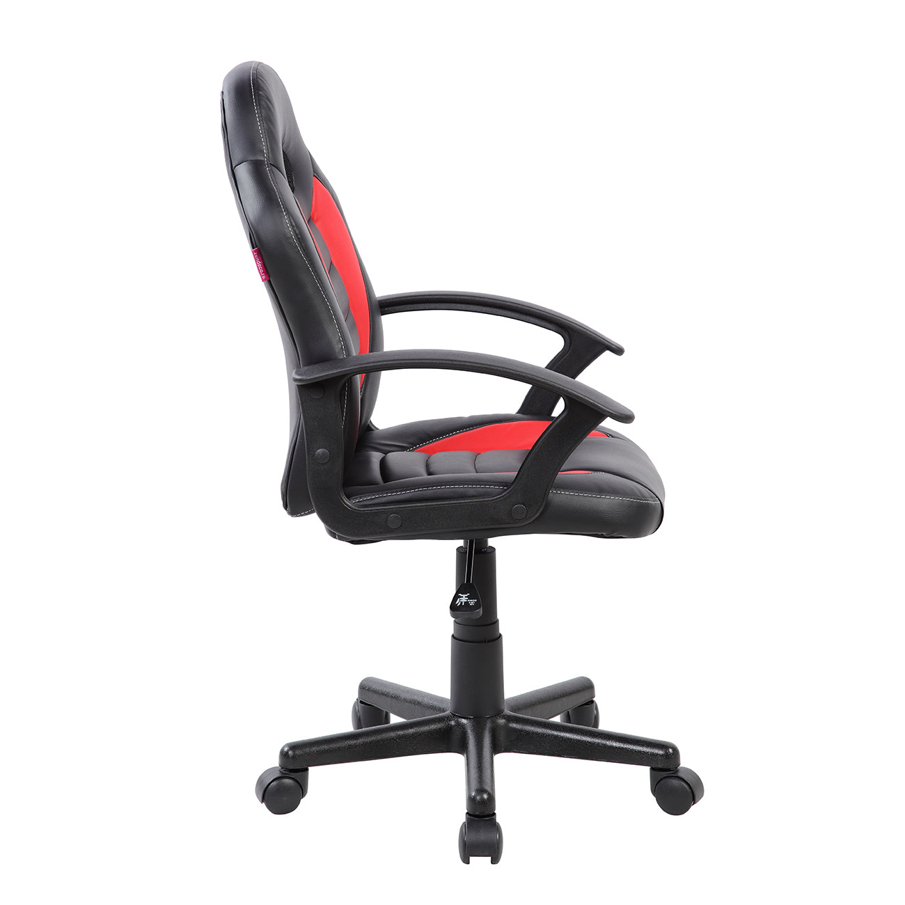 Kid's Gaming & Student Racer Chair w/Wheels- Red