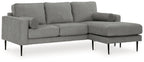 Hazela - 2 Pc. - Sofa Chaise, Loveseat - Charcoal